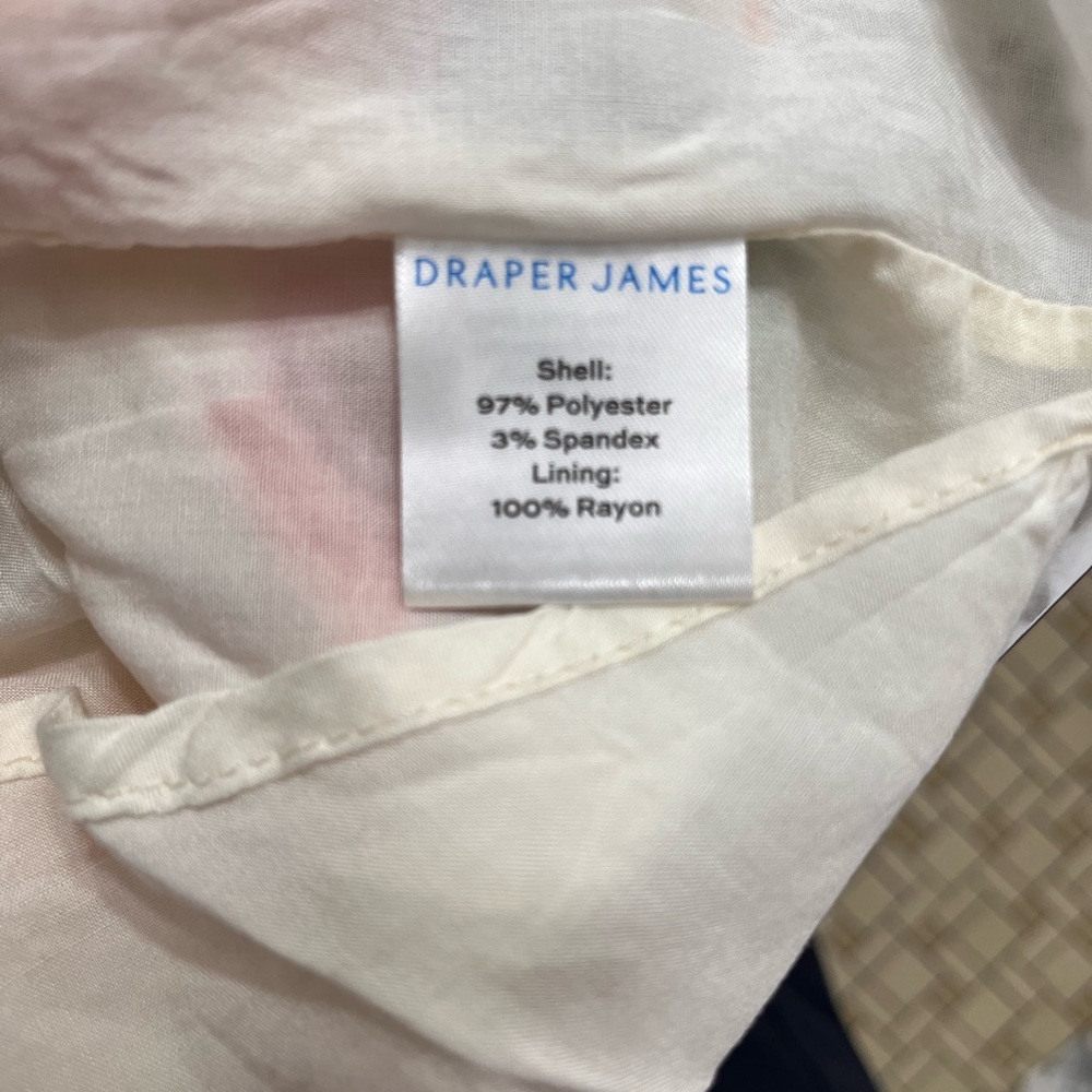 Draper James RSVP Vibrant Floral Square Neck Ruffle Blouse - Picture 5 of 7